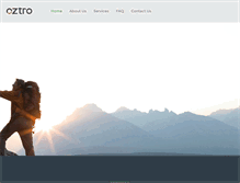 Tablet Screenshot of oztro.com